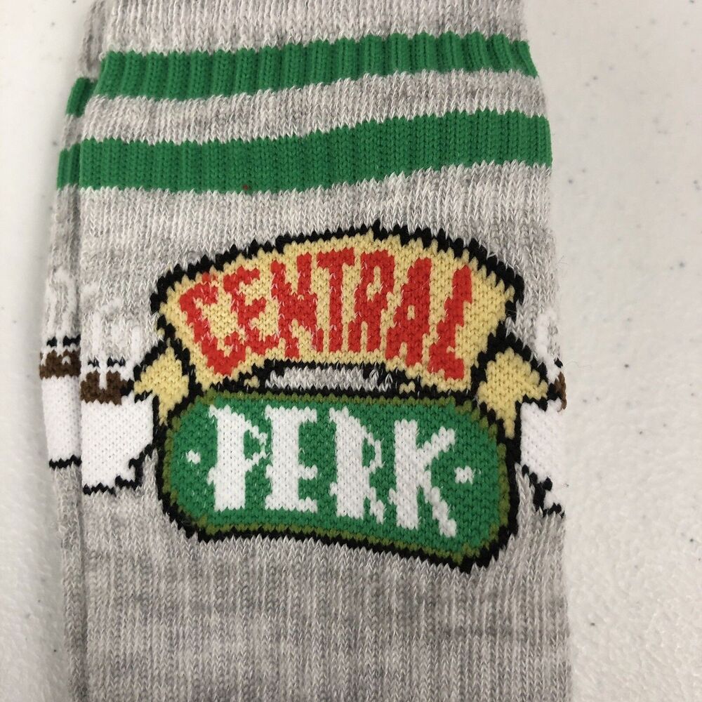 Friends The TV Series Central Perk Crew Socks Size 10-13 NWT